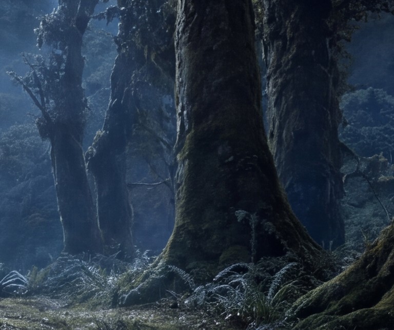Detail of Nano Banana Pro 4K: a tree trunk